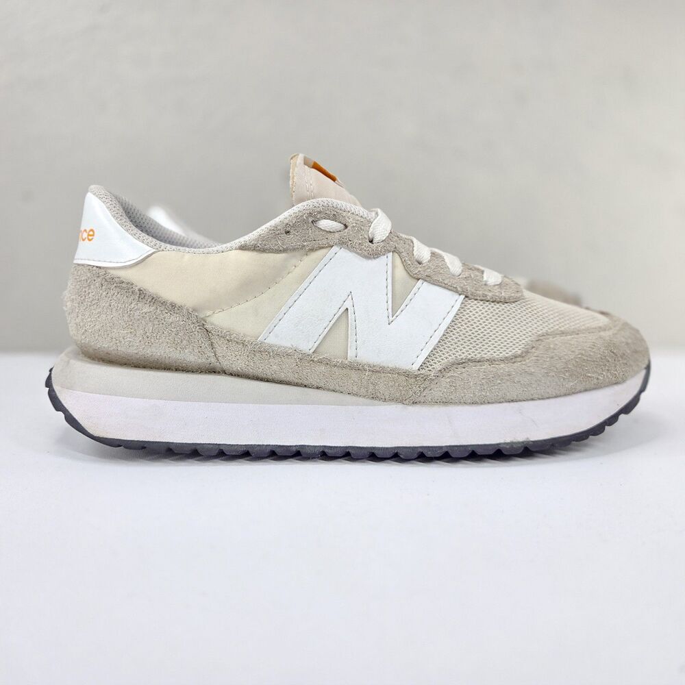 New Balance 237 Women’s Size 8.5 Beige Cream Suede Mesh WS237EC - Picture 5 of 7